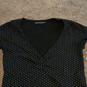 polka dot brandy shirt